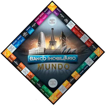 Jogo Banco Imobiliário Mundo Tabuleiro - Estrela - Jogos de Tabuleiro -  Magazine Luiza