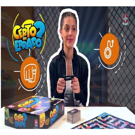 Jogo de Tabuleiro - Certo ou Errado - Estrela