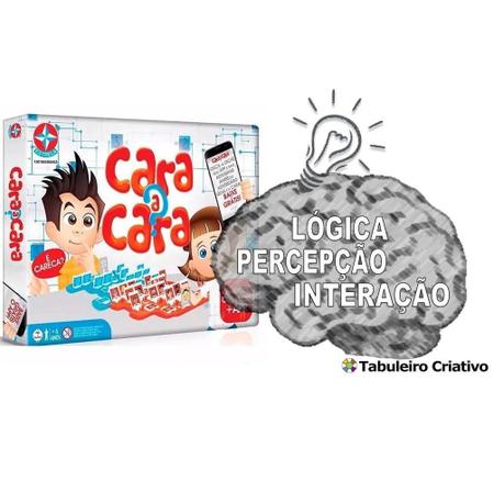 Jogo Divertido de Tabuleiro para Família Cara a Cara com Aplicativo Estrela  Original - Jogos de Tabuleiro - Magazine Luiza