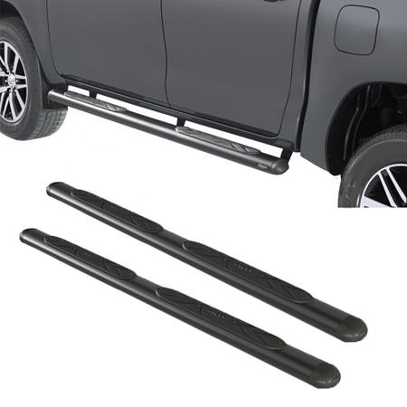 Imagem de Estribo Hilux 2016 Em Diante Preto Oval 1930mm Cabine Dupla