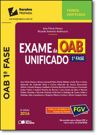 Imagem de Exame da Oab Unificado 1ª Fase: Todas as Disciplinas do Exame da Ordem