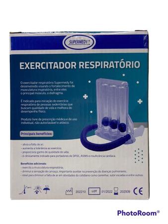 Imagem de Exercitador Respiratorio Tipo Respiron Supermedy F083