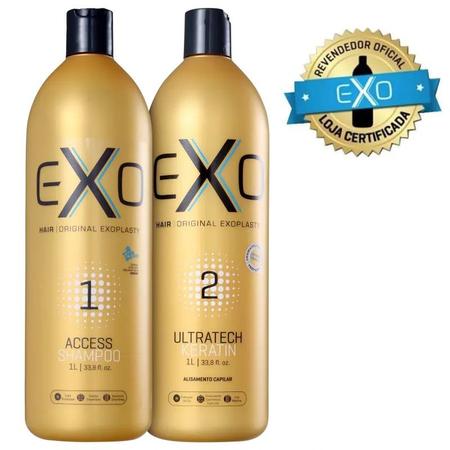 Imagem de Exo Hair Exoplastia Capilar Kit de Alisamento 2x1000ml