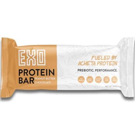 Imagem de EXO Prebiotic Protein Bars, Variety Pack  Sem laticínios, sem glúten, com baixo teor de açúcar  14g de Proteína, Sustentável, B12, Saúde Intestinal,  Não-OGM. Vegetariano, Paleo  vitaminas, energia sustentada, contagem 12,