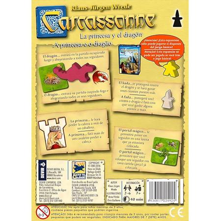 Imagem de Expansão - carcassonne a princesa e o dragão