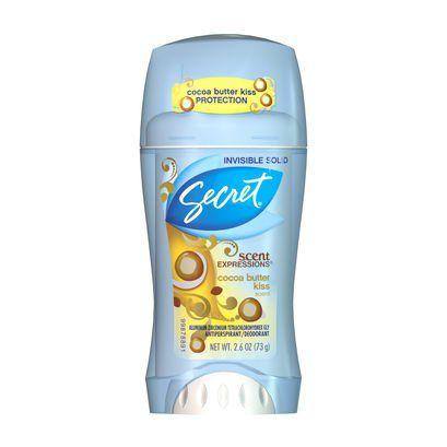 Imagem de Expressões secretas de perfume anti-perspirante invisível sólido sólido manteiga de coco 2,60 oz (Pacote de 3) - Embalagem Pode Variar