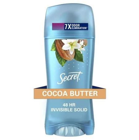 Imagem de Expressões secretas de perfume anti-perspirante invisível sólido sólido manteiga de coco 2,60 oz (Pacote de 3) - Embalagem Pode Variar