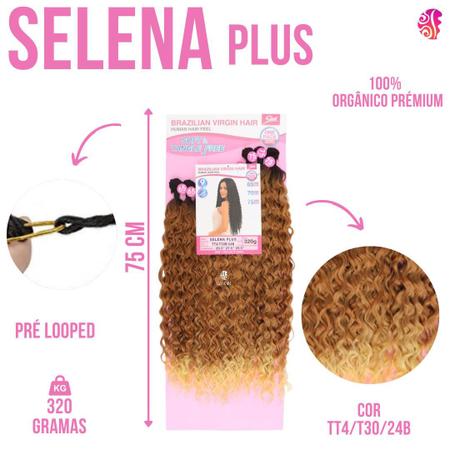 Cabelo Bio Vegetal Selena Plus - Sleek Brazilian Virgin Hair
