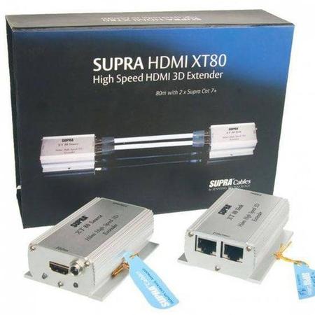 Imagem de Extensor HDMI Cabo Xt80 Supra 2 X Cat7