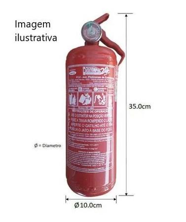 Imagem de Extintor de Incendio Abc 2kg -  Validade 5 Anos - Para Caminhão Ônibus Maquina