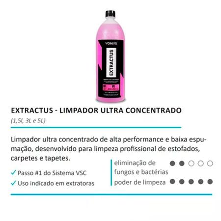 Imagem de Extractus Limpador Higienizador Estofados Sofá 1,5l Vonixx