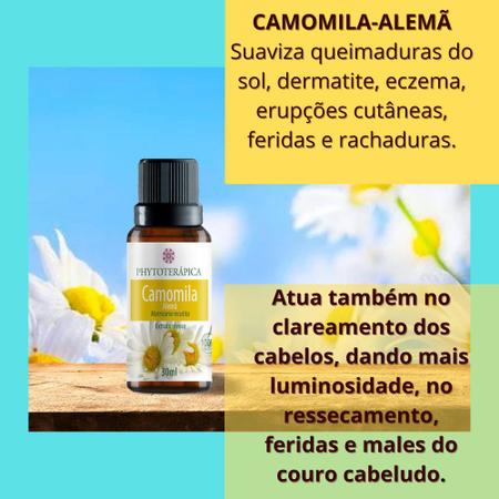 PHYTOTERAPICA - Extrato Oleoso de Calêndula - Aromaterapia - Pele e Cabelo  - Possui ação calmante e refrescante para pele sensível, avermelhada e