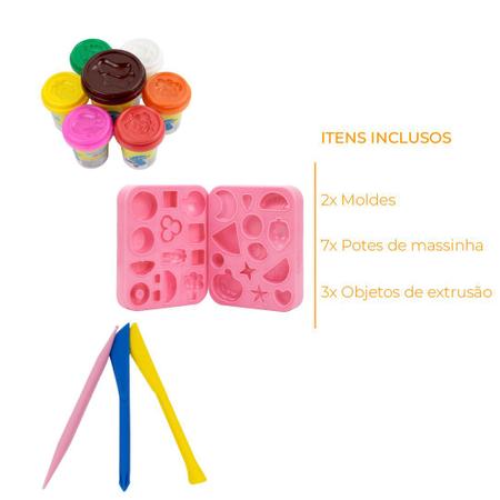 Imagem de Fábrica Bolos Cupcakes Massinhas Modelar Brinquedo Infantil