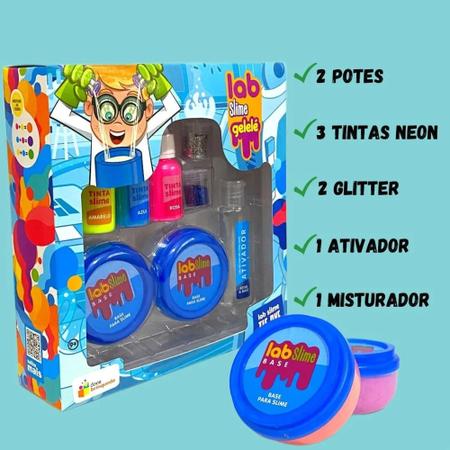 Brinquedo Laboratório Slime Tie Dye Gelelé Para Brincar - Loja Zuza  Brinquedos