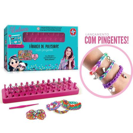 Kit Fábrica De Pulseiras Infantil Da Luluca Com Pingentes - Estrela