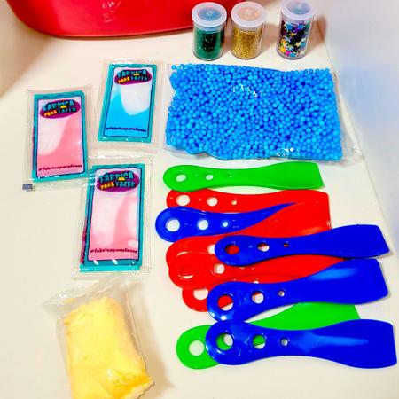 Como fazer Slime receita pronta com estrelinhas e brilha no escuros  diversão para crianças - BANG TOYS - Slime / Amoeba - Magazine Luiza