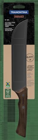 Imagem de Faca Carne Inox Escurecido 8 Tramontina Black Churrasco