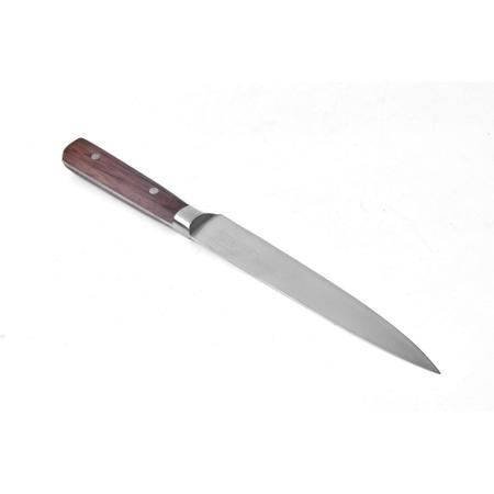 Imagem de Faca Chef Estreita James.F Classic 19cm de Aço Inox e Madeira