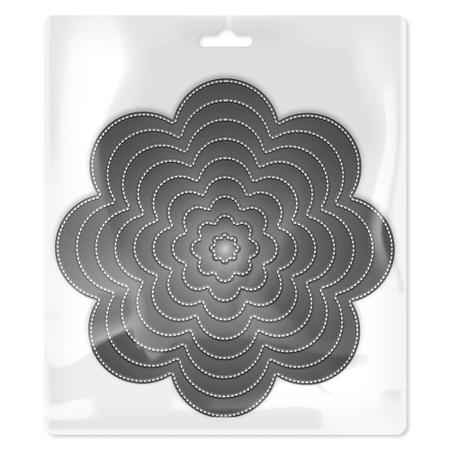 Imagem de Faca de Corte e Relevo Mandalas Florais Mimo Embossing - 9 Peças