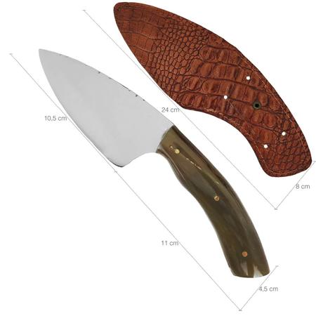 Faca Artesanal Utilitária, Coreadeira Skinner Edc Bushcraft