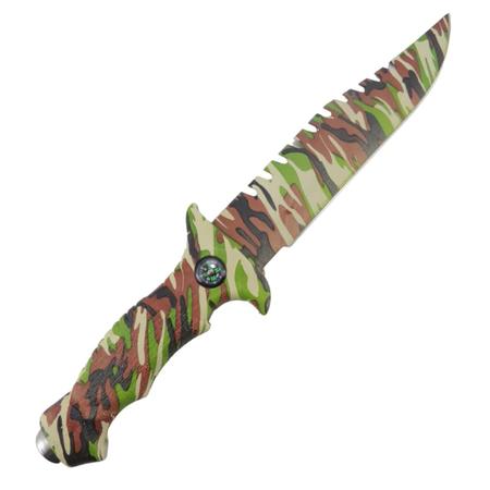Faca Esportiva Camuflada com Bússola XV2562 - Xingu Imagem de Faca Esportiva Camuflada com Bússola XV2562 - Xingu