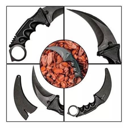 Faca Karambit Esportiva Lâmina Curvada Inox Bainha Inclusa - LUATEK - Faca  - Magazine Luiza