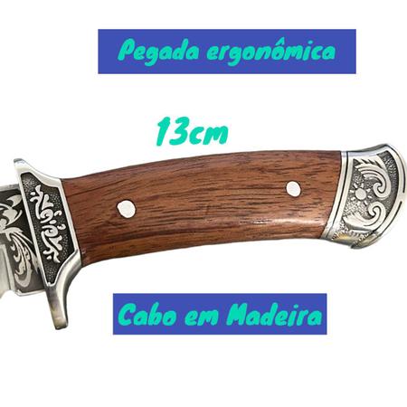 Faca Para Churrasco Camping Pesca Com Bainha - B-MAX Imagem de Faca Para Churrasco Camping Pesca Com Bainha