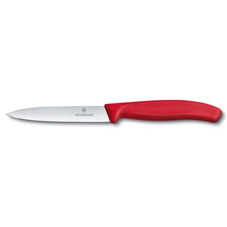 Imagem de Faca Swiss Classic 10 CM Lâmina Lisa Vermelha Victorinox