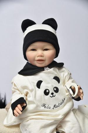 Boneca Bebê Reborn Silicone Panda Fada Madrinha Pode Banho