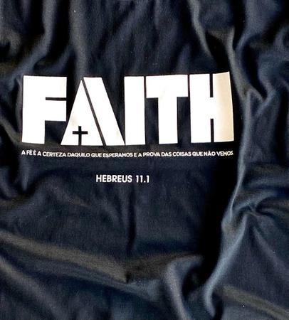 Faith long (c) preta - Tedy Camisetas Imagem de Faith long (c) preta