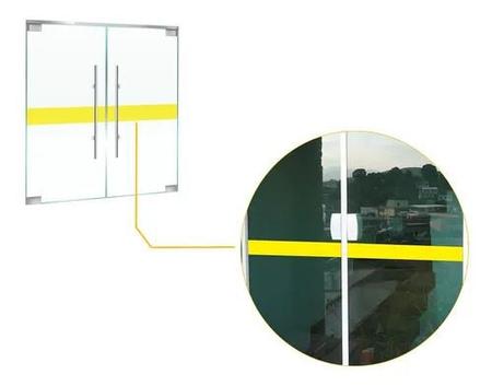Imagem de Faixa Adesiva Segurança para Porta Vidro