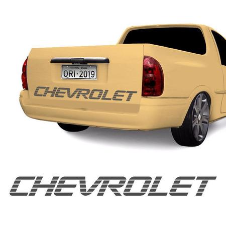 Imagem de Faixa Chevrolet Corsa Picape Pick-Up Tampa Traseira Grafite