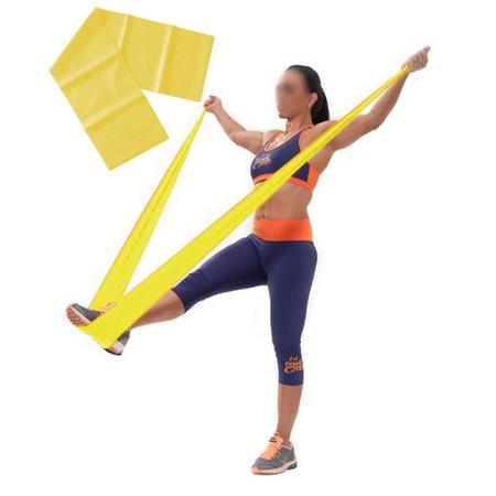 Imagem de Faixa Elastica Latex Band Yoga Fit Exercicio Kit 3 Niveis de Intensidade