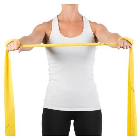 Imagem de Faixa Elástica para Exercícios Amarela Suave- MERCUR