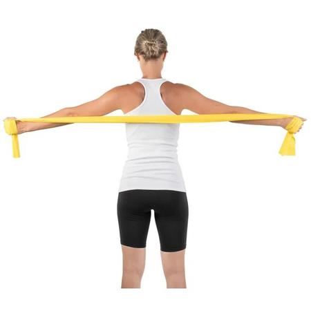 Imagem de Faixa Elástica para Exercícios Amarela Suave- MERCUR