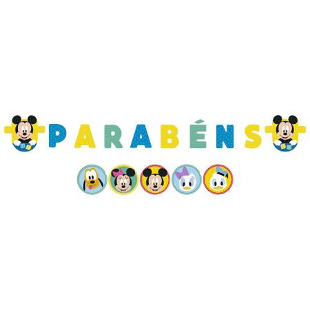 Faixa Feliz Aniversário - Parabéns - Baby Disney - Regina Festas Imagem de Faixa Feliz Aniversário - Parabéns - Baby Disney