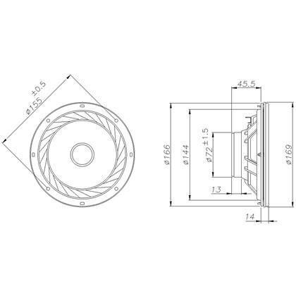 Falante 6 + Mini Tweeter 200w Rms Cs60p Kit 2 Vias Bravox - oestesom