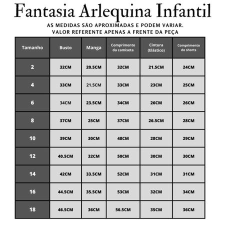 Fantasia Arlequina Infantil Original Esquadrão Suicida Harle