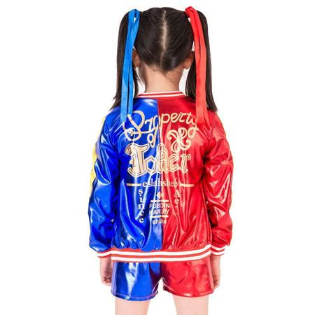 Fantasia arlequina infantil bomber - Luluzinha Pelúcias