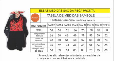 Fantasia Vampiro Damian Curto Infantil - Halloween - Fantasia Bh