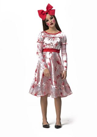 Fantasia de Halloween Feminina Adulta Boneca do Mal Assustadora em Promoção  na Americanas