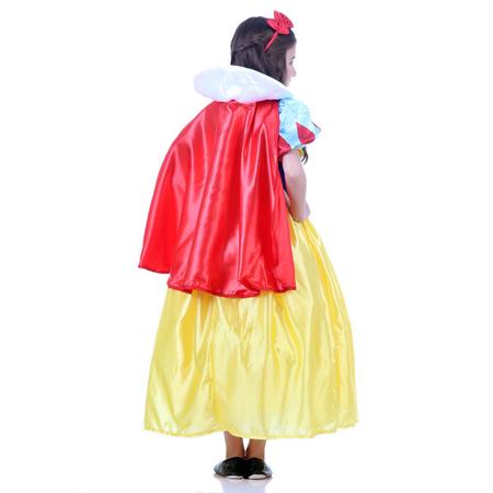 Imagem de Fantasia Branca de Neve Disney Infantil Luxo