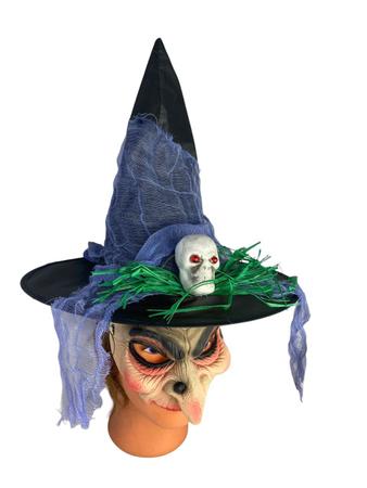 Máscara Caveira Assustadora Halloween Dia das Bruxas Fantasia