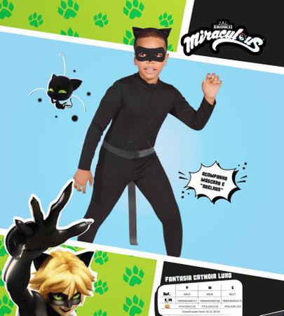 Fantasia Infantil Cat Noir Miraculous