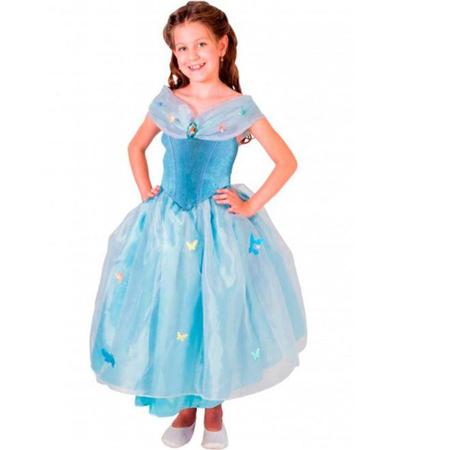 Imagem de Fantasia Cinderela Infantil Luxo Princesas Disney - Rubies