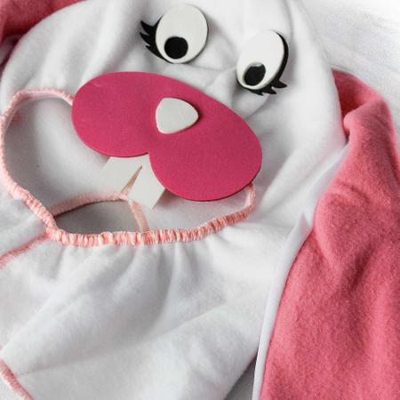 Fantasia Coelha da Páscoa Vestido Infantil Com Touca de Orelhinhas - Fantasias Carol FSP Imagem de Fantasia Coelha da Páscoa Vestido Infantil Com Touca de Orelhinhas