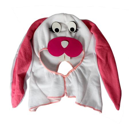 Fantasia Coelha da Páscoa Vestido Infantil Com Touca de Orelhinhas - Fantasias Carol FSP Imagem de Fantasia Coelha da Páscoa Vestido Infantil Com Touca de Orelhinhas