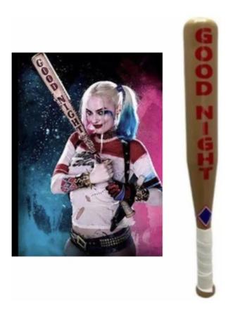 Fantasia Roupa Alerquina Infantil Arlequina Harley Quinn Esquadrão Com Taco  - Golden Moon - Fantasias para Crianças - Magazine Luiza