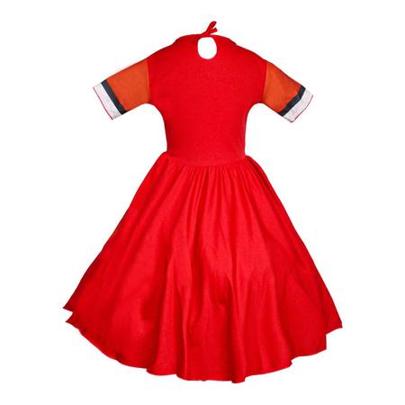 Vestido adulto estilo boneca Moana com manga - Roupas - Vila