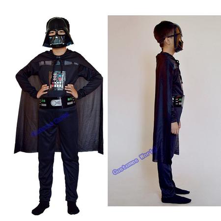 Imagem de Fantasia Darth Vader Star Wars Infantil Cosplay Luxo Pronta